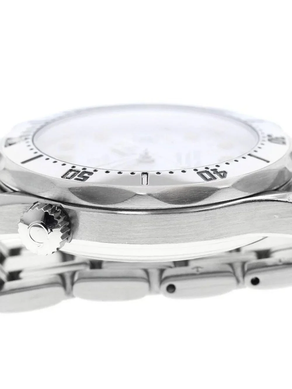 OMEGA Seamaster300 2562.20 Date white Dial Quartz Boy's Watch_960994